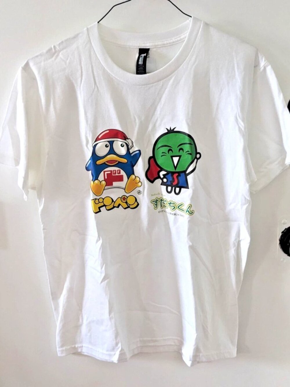 Donki Don Quijote Sudachi-kun white t-shirt adult unisex MEDIUM Tokushima Japan